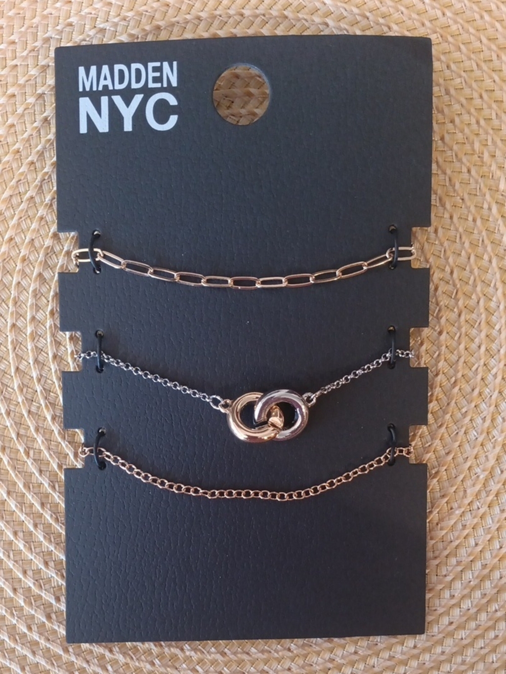 Madden NYCGold & Silver Layered Bracelet Set